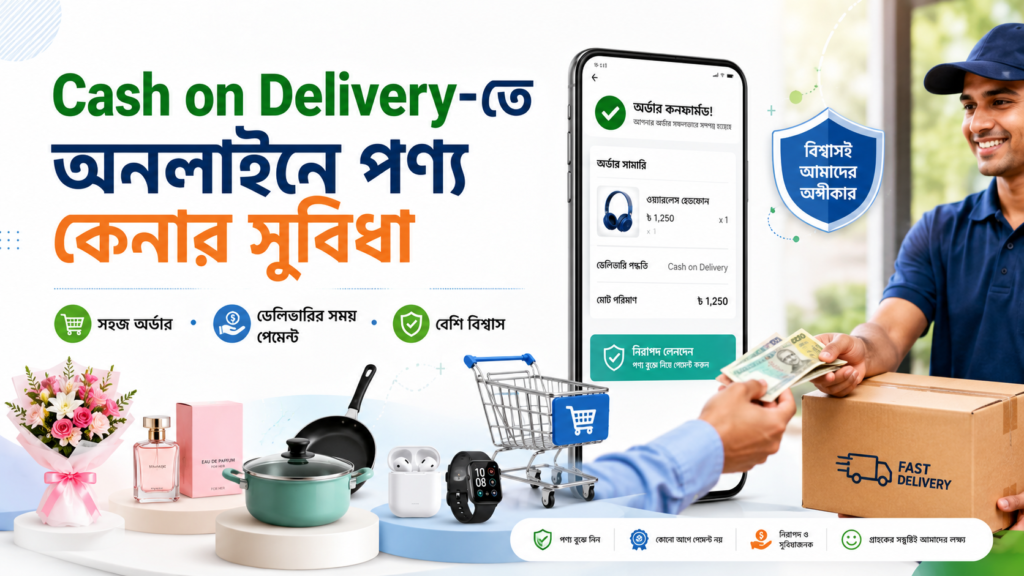 Cash on Delivery online shopping benefits in Bangladesh