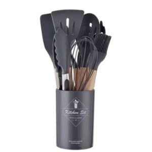 12 Pcs Premium Silicone Kitchenware Set for Cooking in Bangladesh