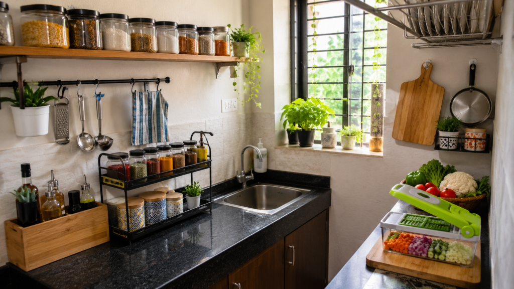 ছোট রান্নাঘর গুছিয়ে রাখার সহজ উপায় kitchen organization tips in Bangladesh